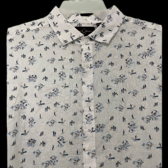 Black and Brown 1826 button down casual shirt size XL excellent condition - Picture 2 of 6